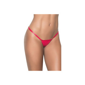 String ficelle wetlook rouge forme Y 